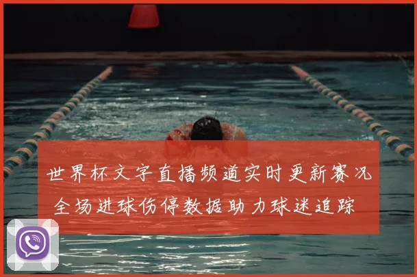 世界杯文字直播频道实时更新赛况 全场进球伤停数据助力球迷追踪