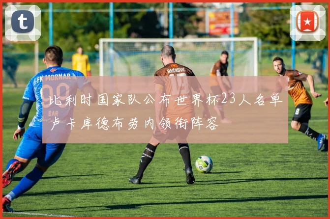 比利时国家队公布世界杯23人名单卢卡库德布劳内领衔阵容